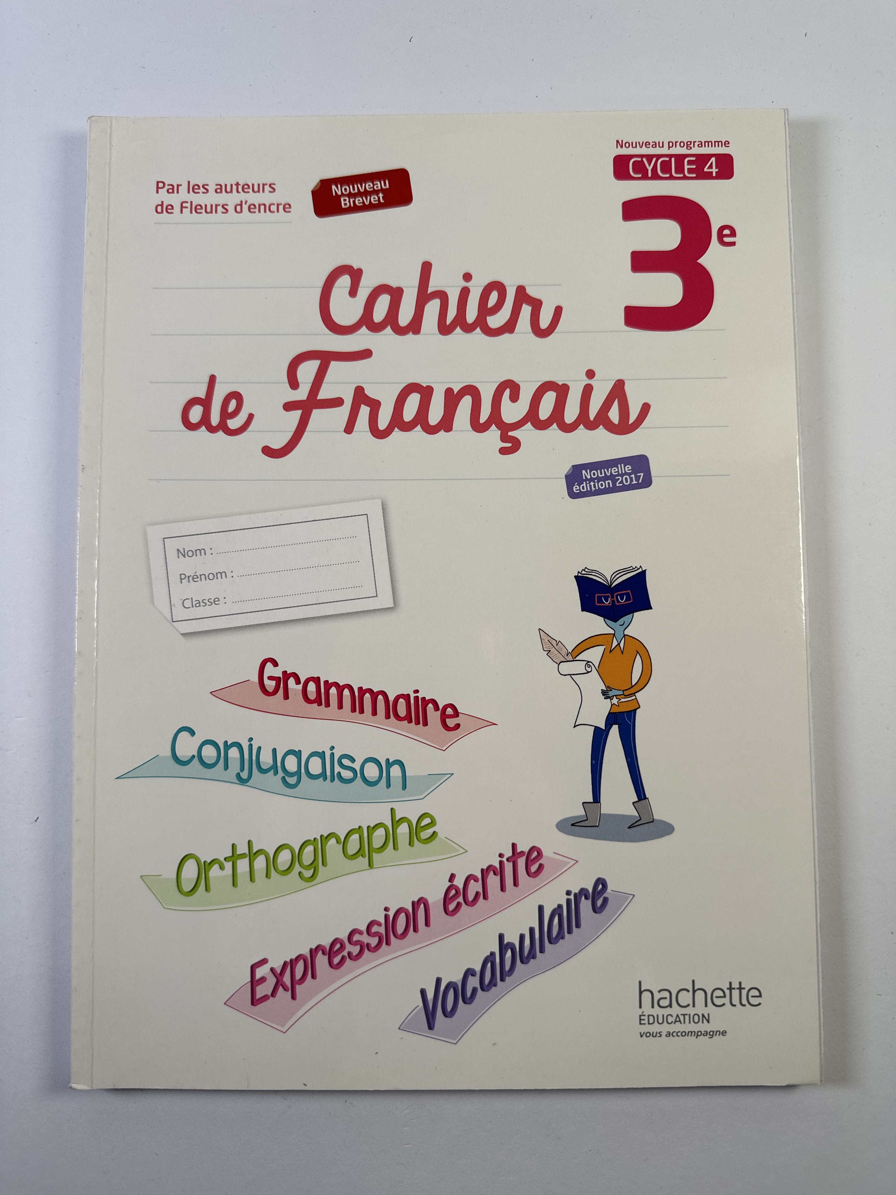 Levně Cahier de Francais 3e