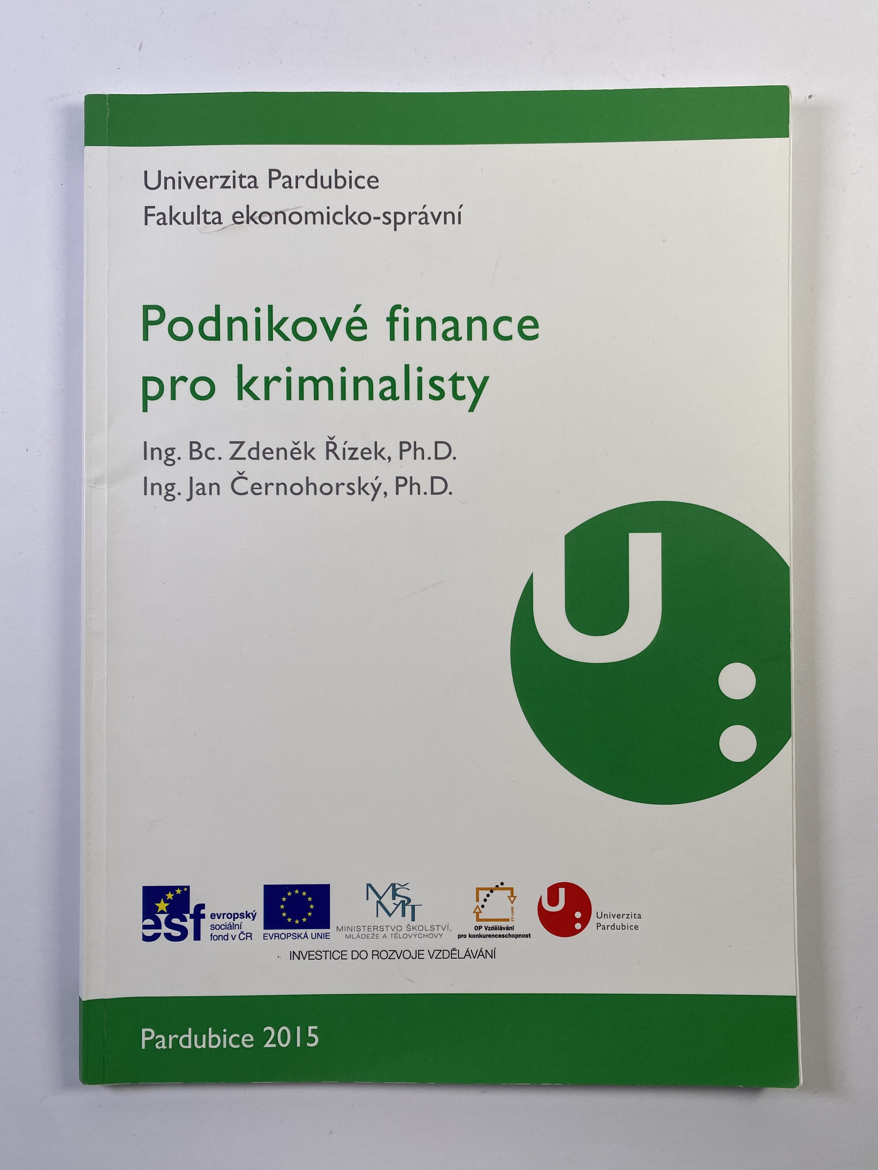 Podnikové finance pro kriminalisty