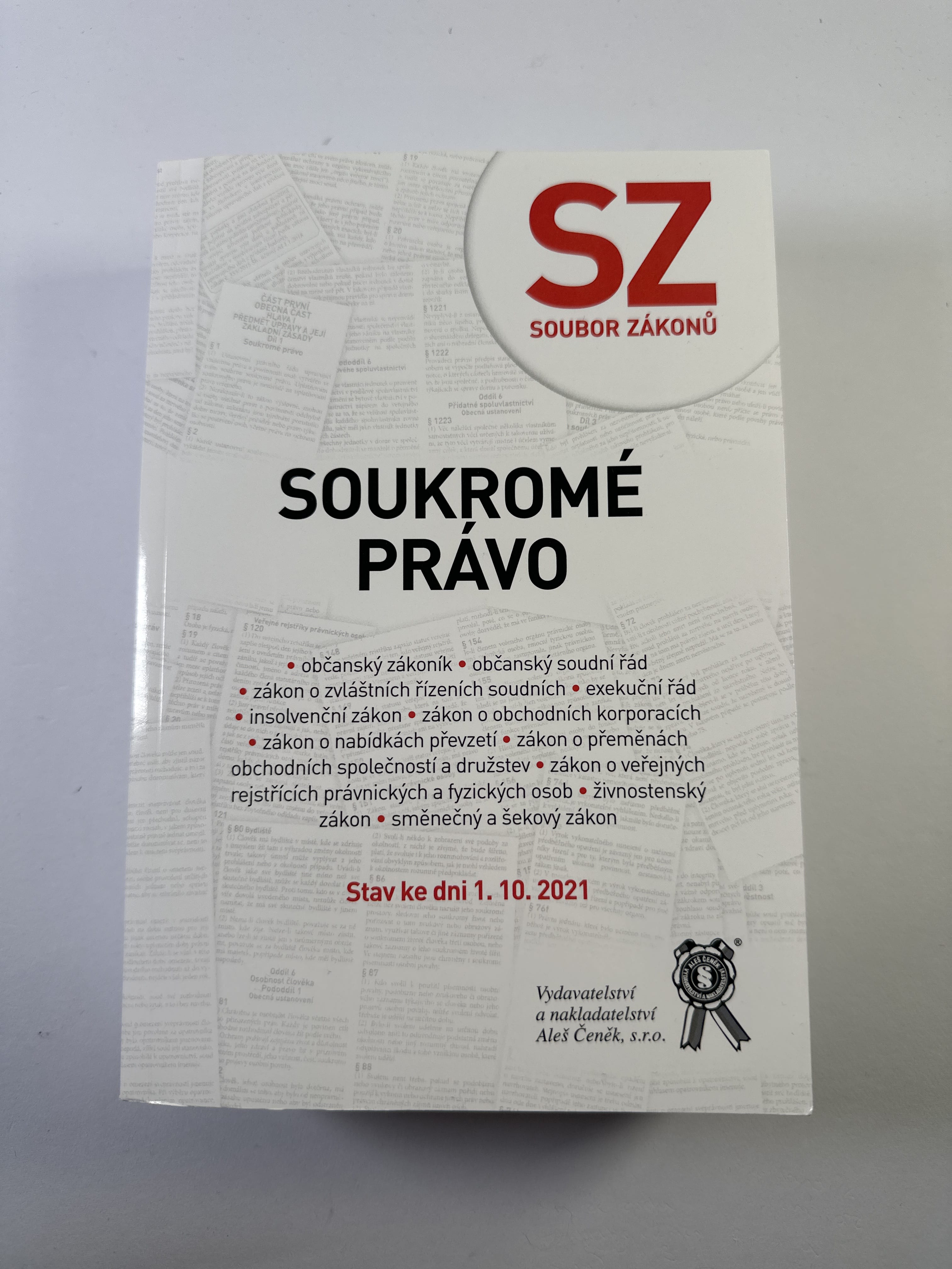 Levně Soubor zákonů: Soukromé právo Měkká 2021