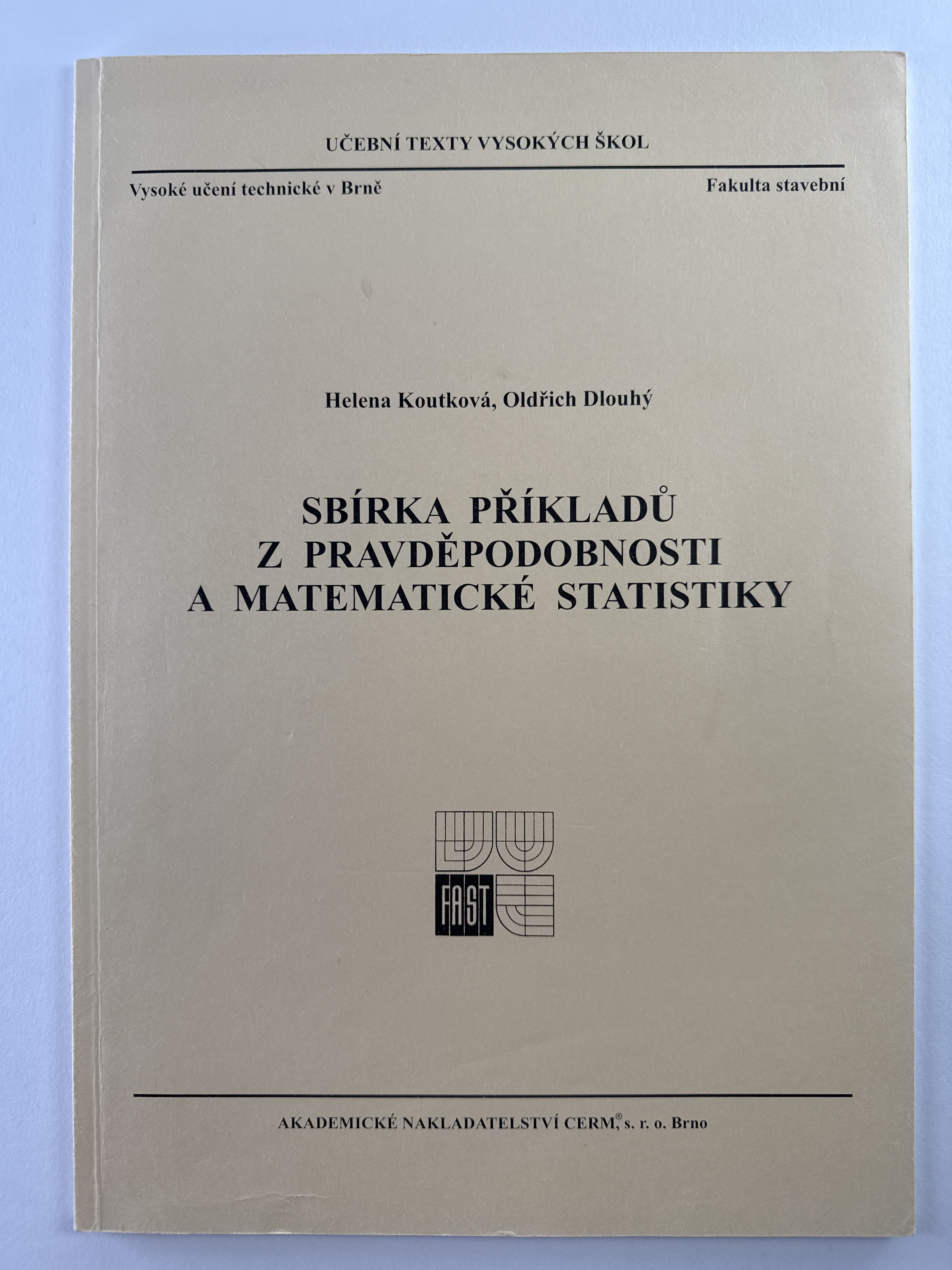 Levně Sbírka příkladů z pravděpodobnosti a matematické statistiky