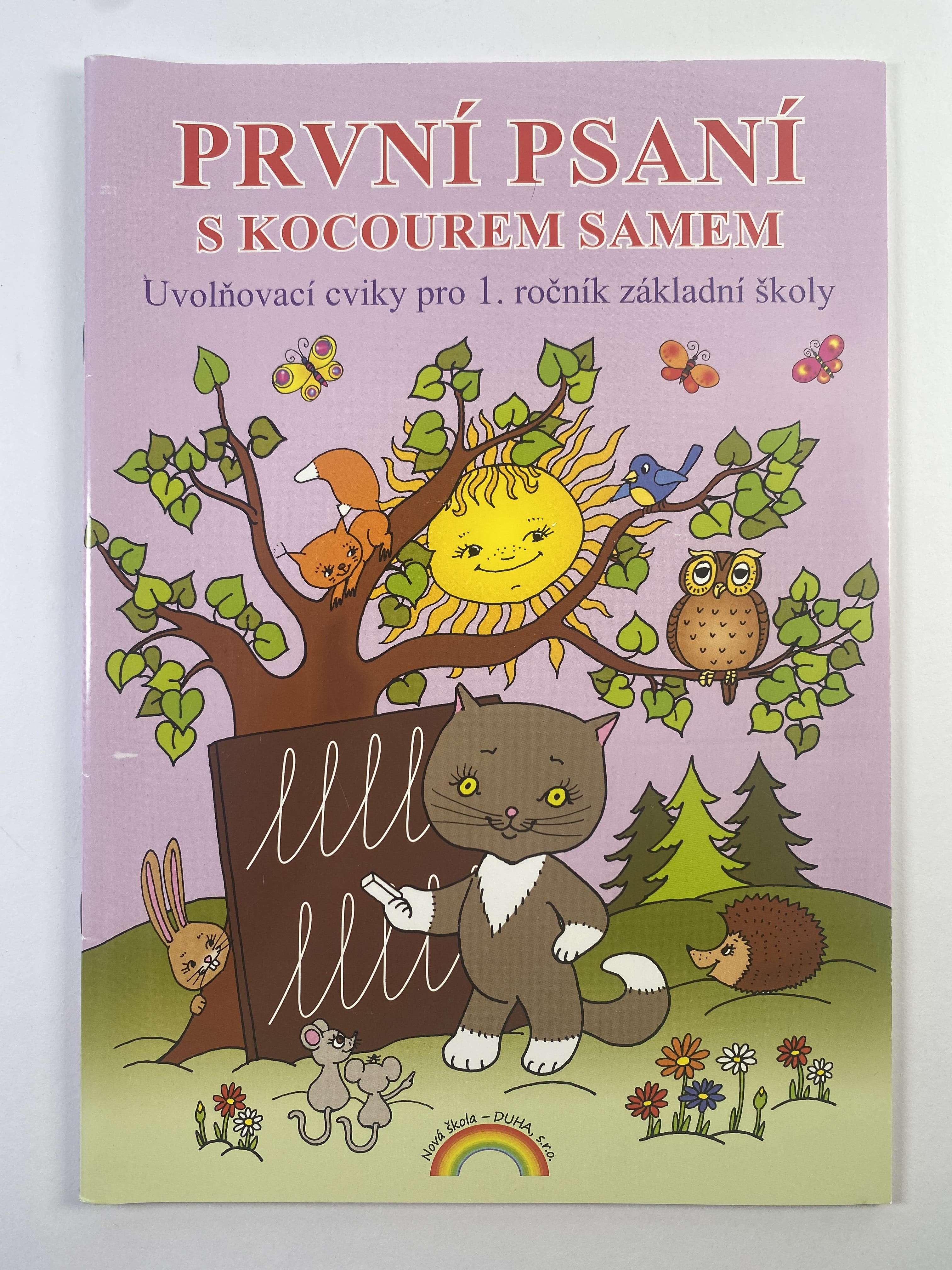 První psaní s kocourem Samem