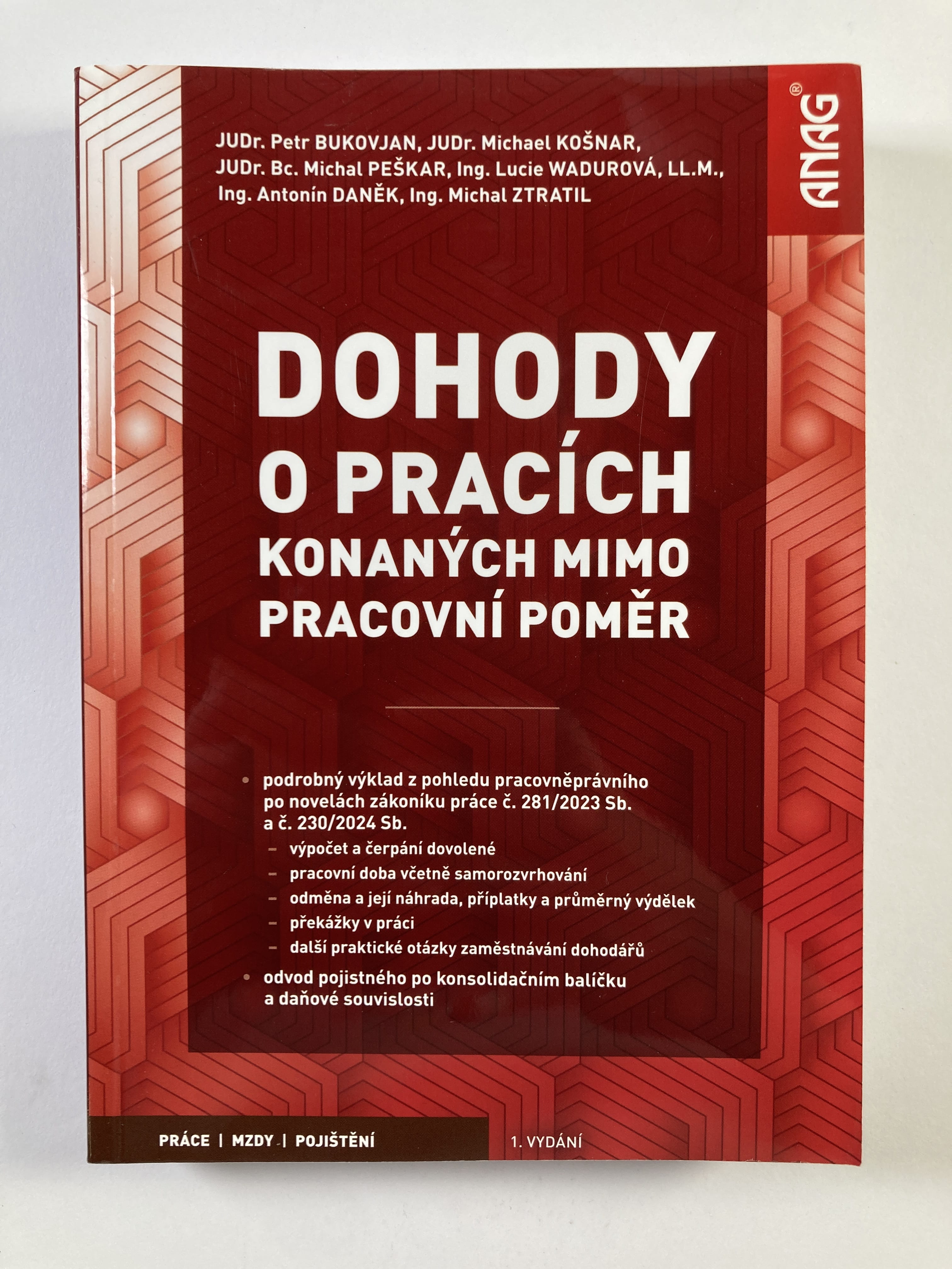 Dohody o pracích konaných mimo pracovní poměr 2024/2025