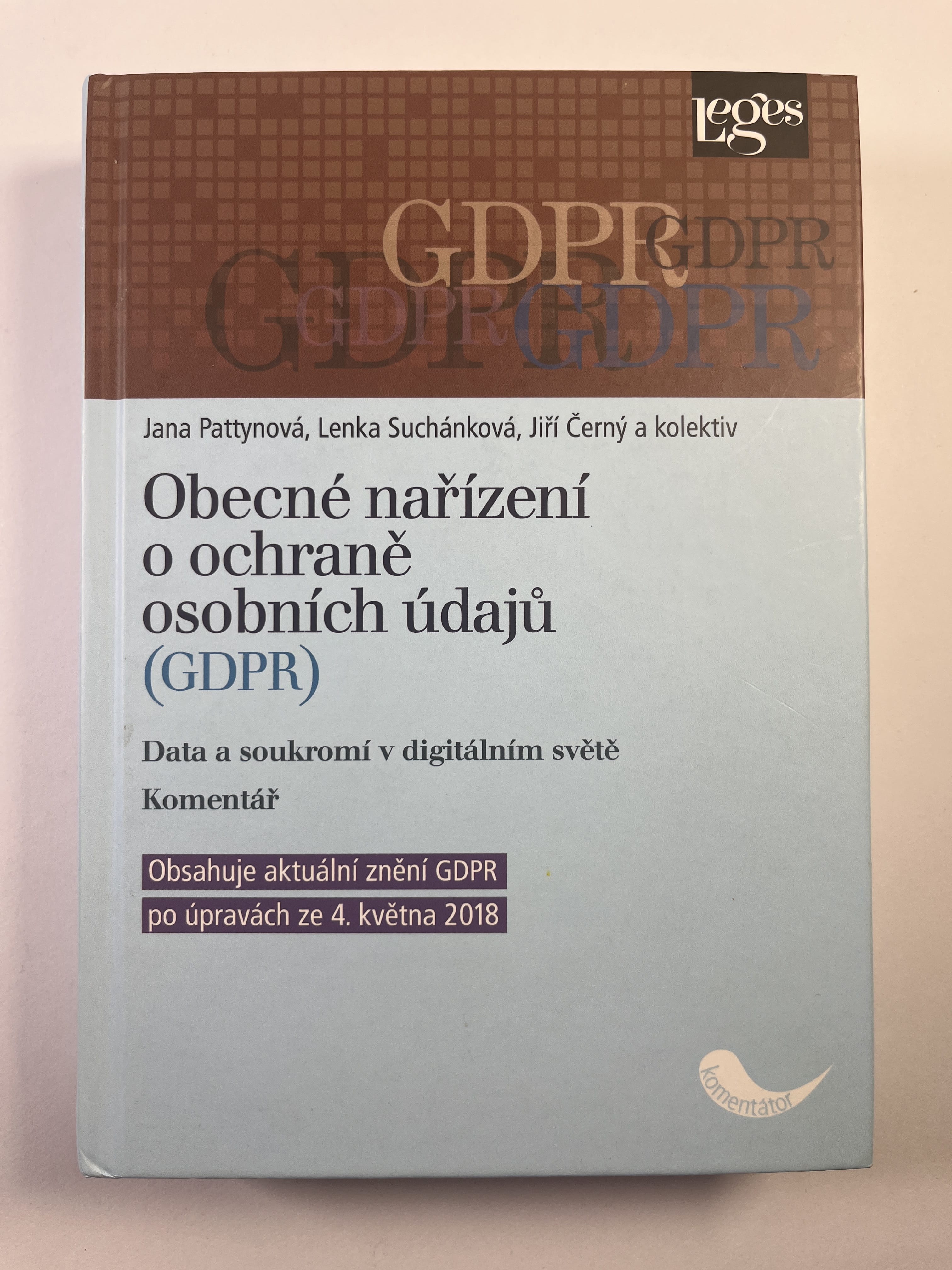 Levně Obecné nařízení o ochraně osobních údajů (GDPR)