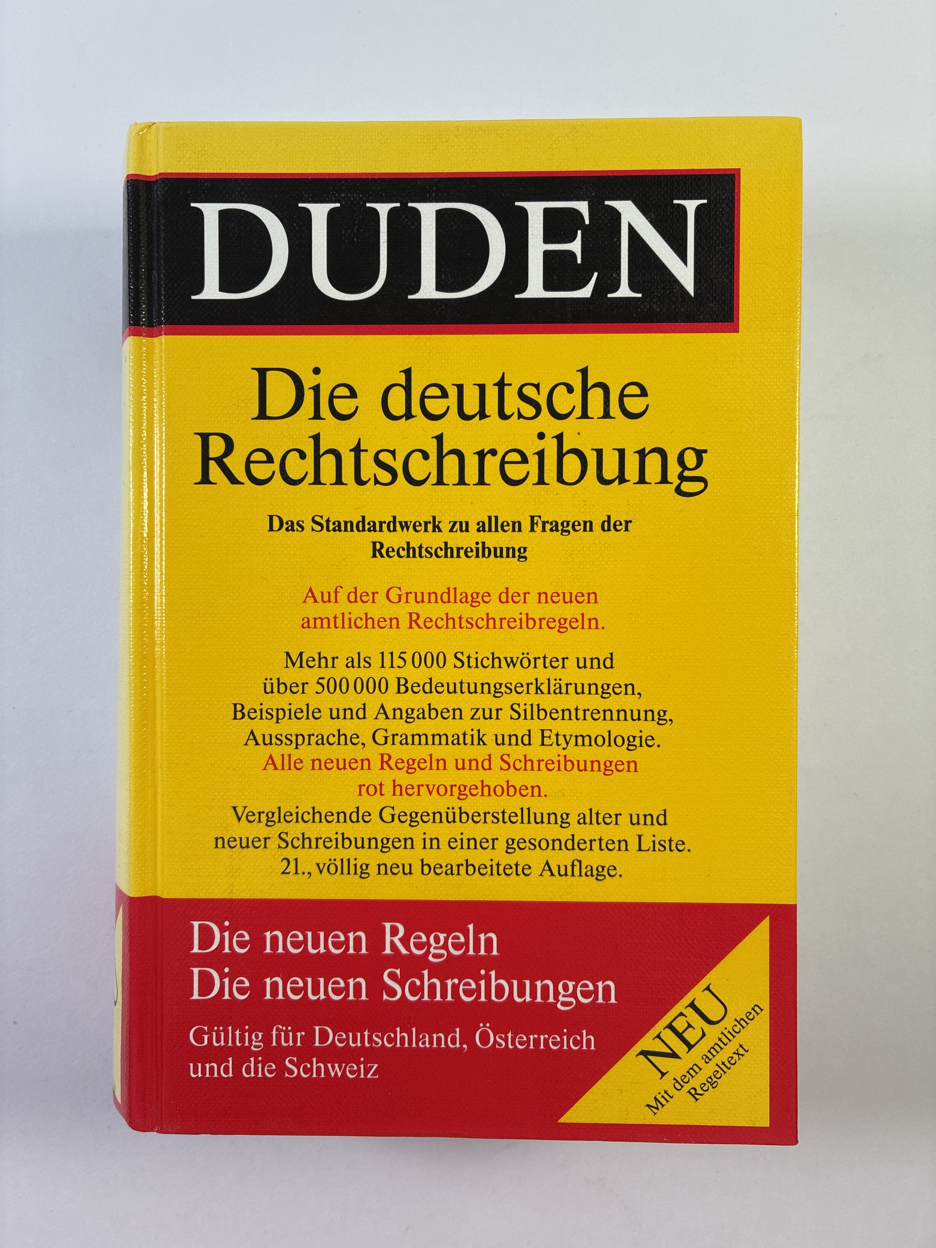 Levně Duden Die deutsche Rechtschreibung Pevná 1996