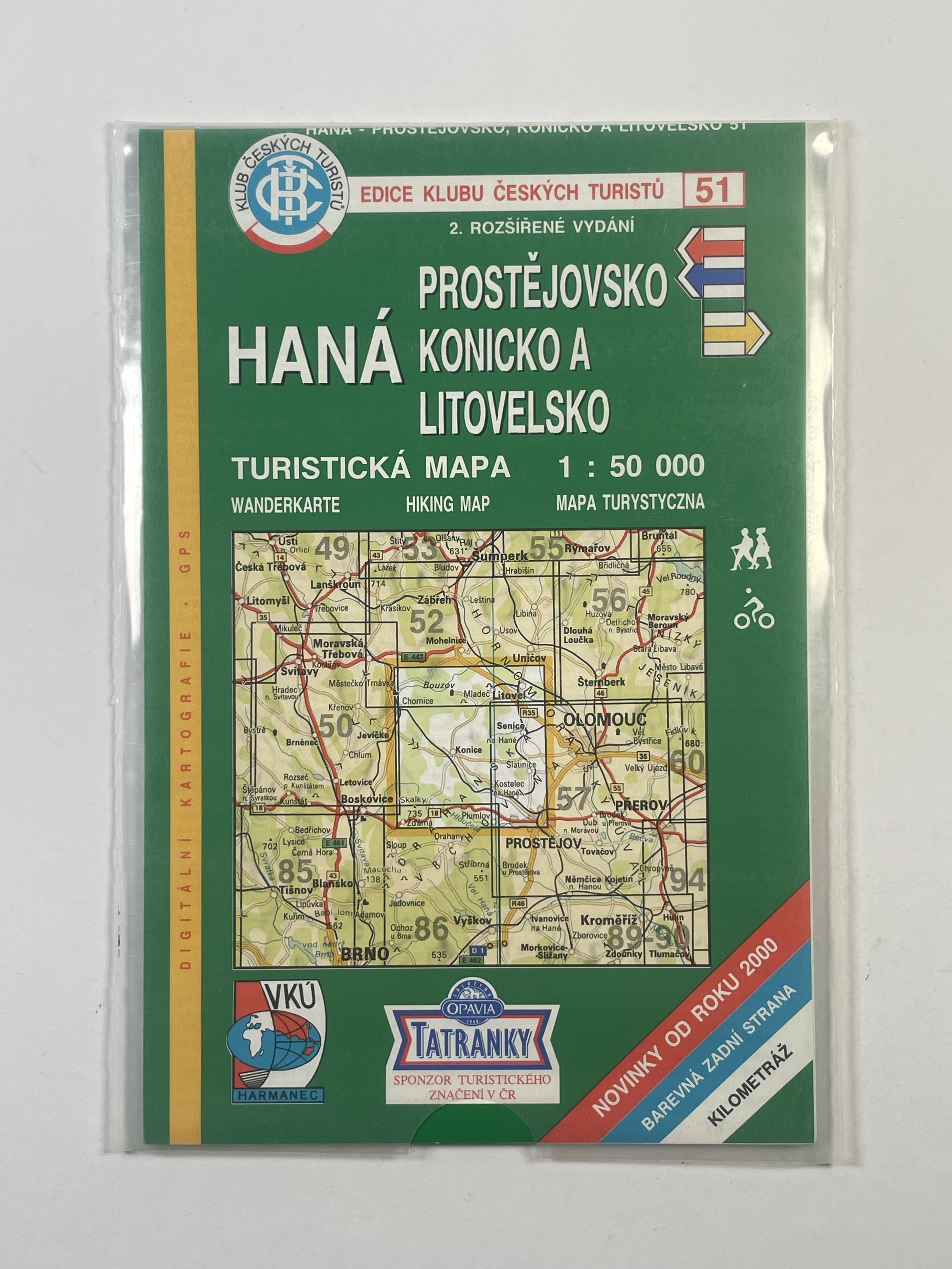Levně Haná, Prostějovsko, Konicko a Litovelsko - turistická mapa