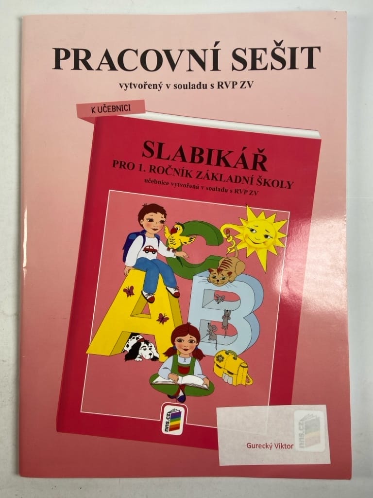 Pracovní sešit k učebnici Slabikář pro 1. ročník základní školy Měkká