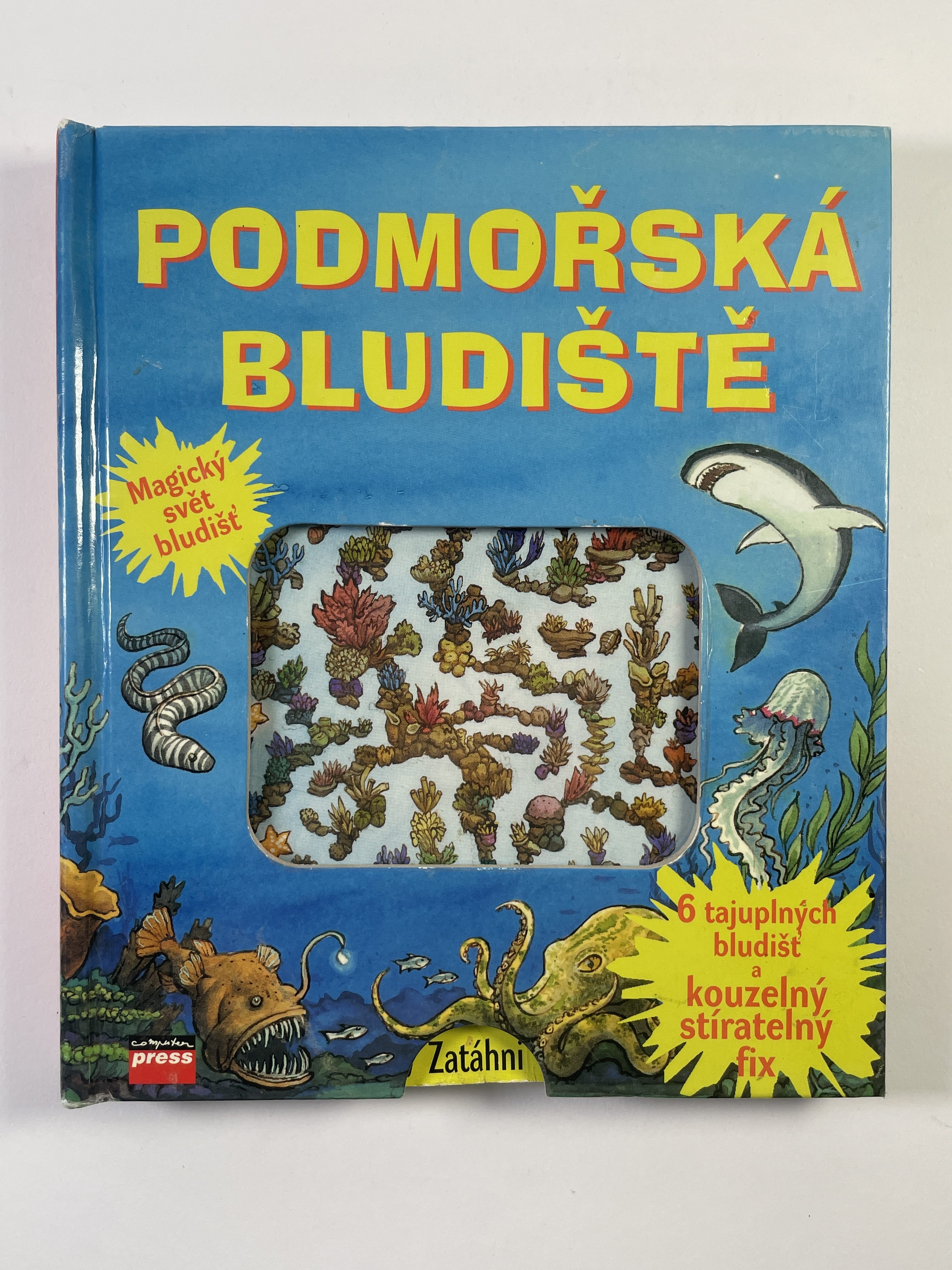 Levně Podmořská bludiště: 6 tajuplných bludišť a kouzelný stíratelný fix