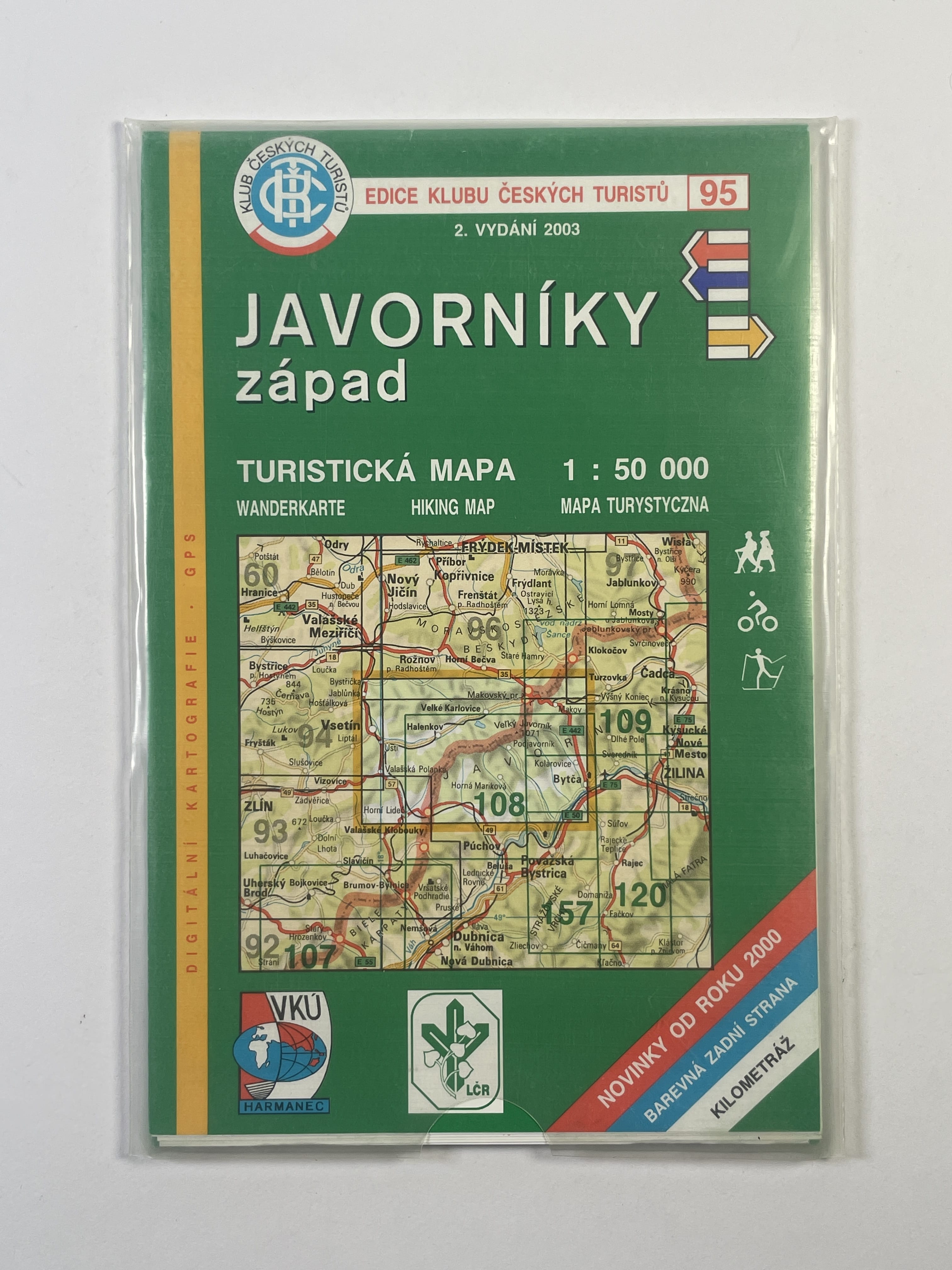 Levně Javorníky západ: turistická mapa 1:50 000