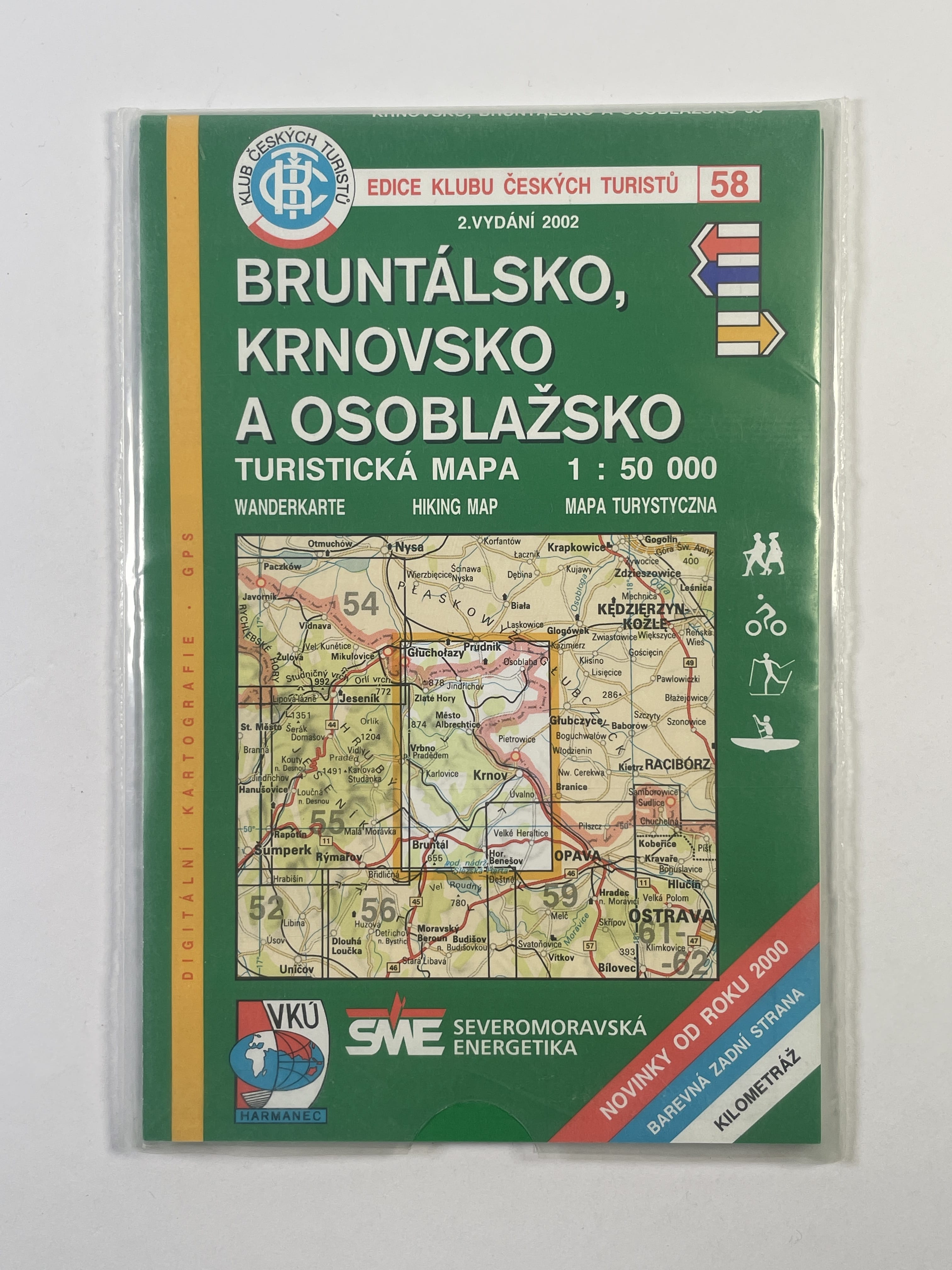 Levně Bruntálsko, Krnovsko a Osoblažsko - turistická mapa