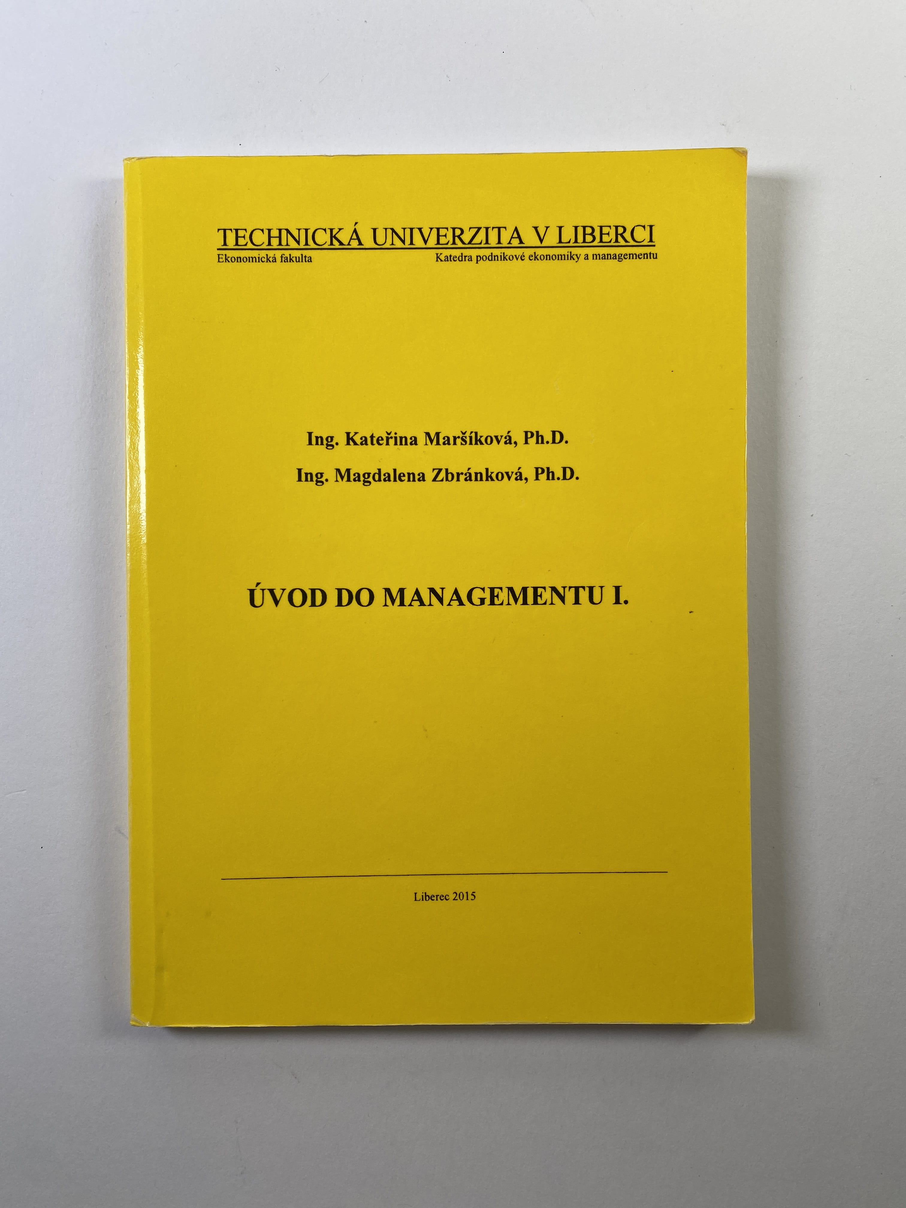 Levně Úvod do managementu I.