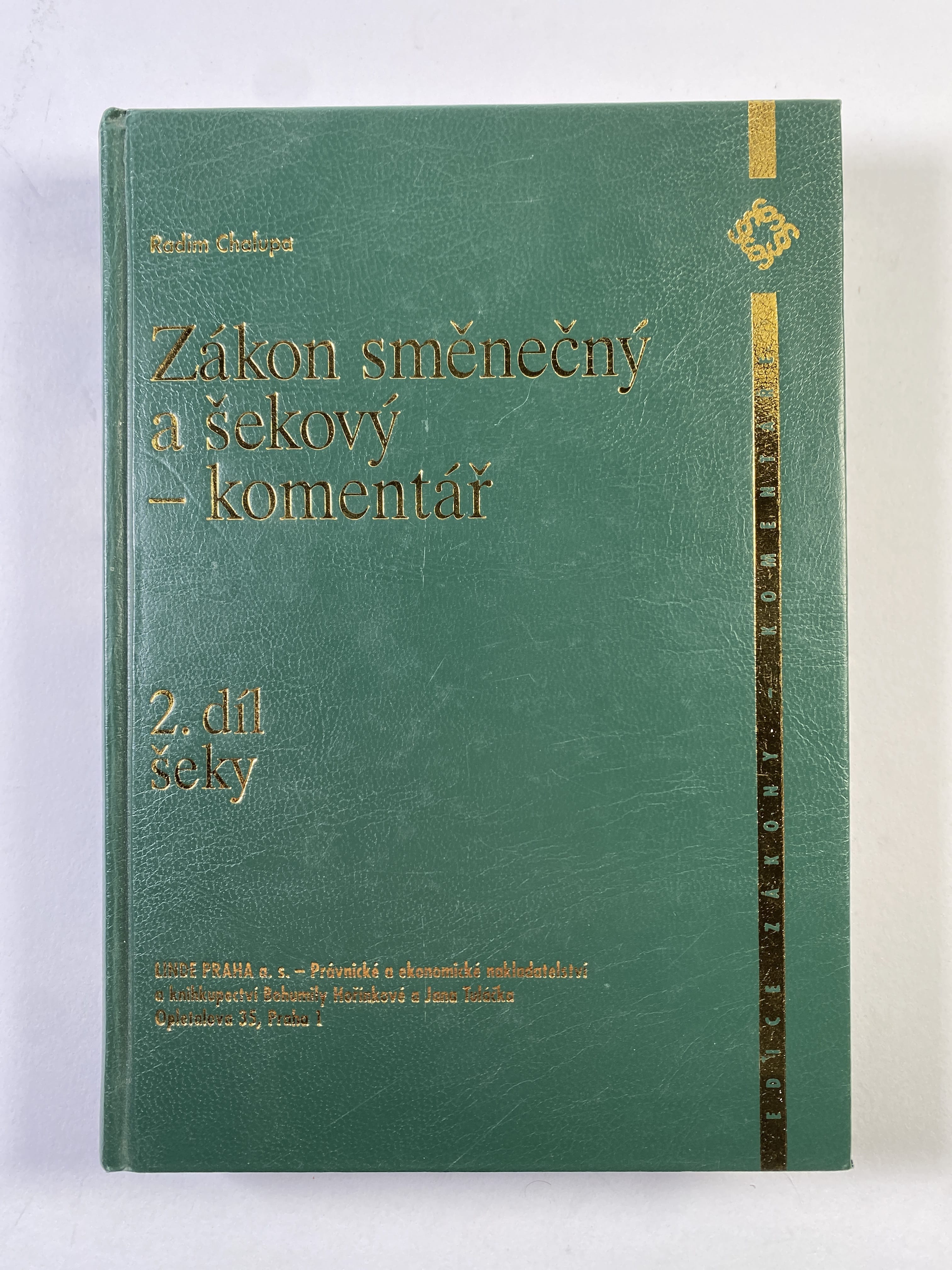 Levně Zákon směnečný a šekový: Šeky - komentář (2)
