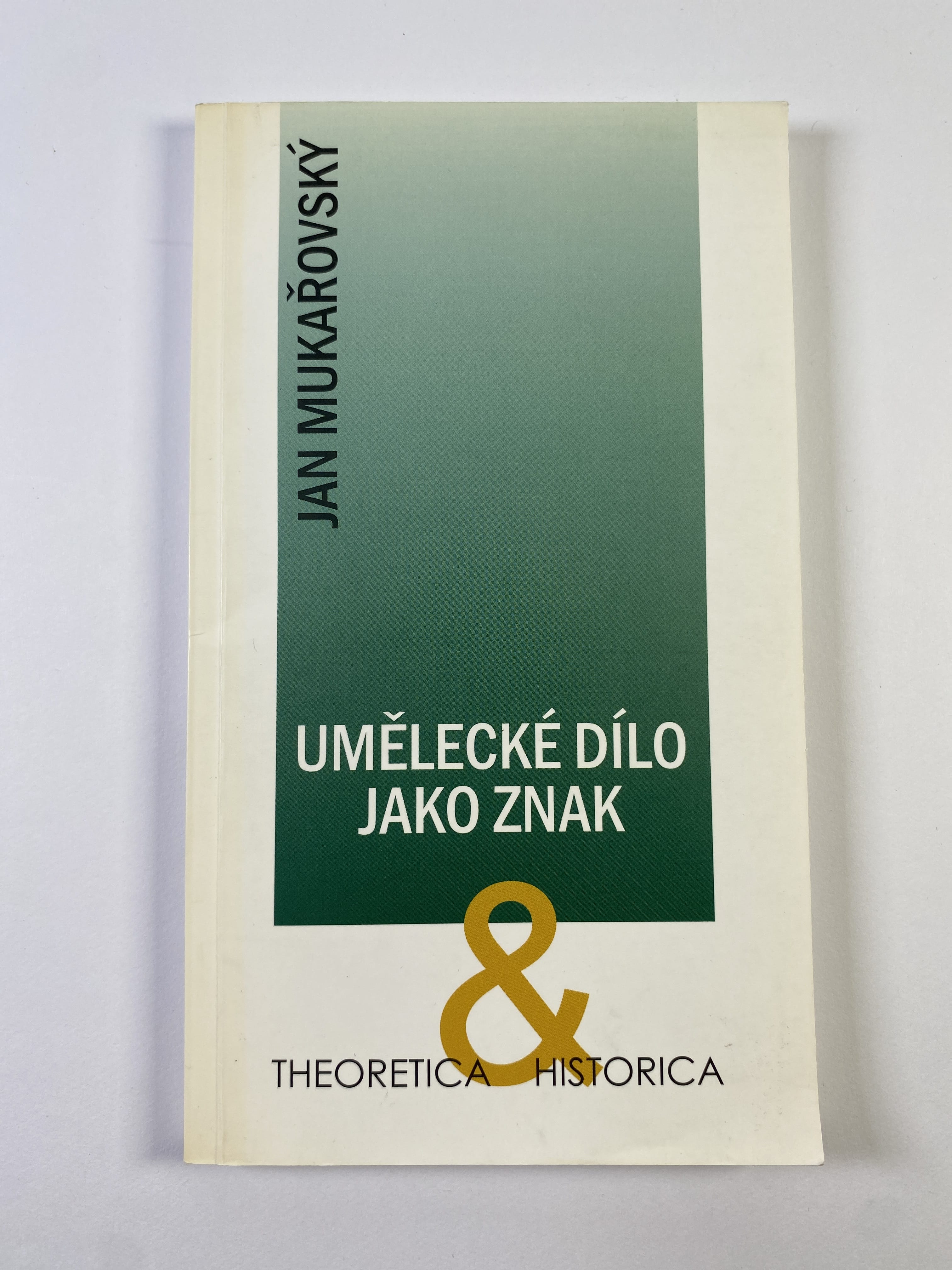 Levně Umělecké dílo jako znak: z univerzitních přednášek 1936-1939