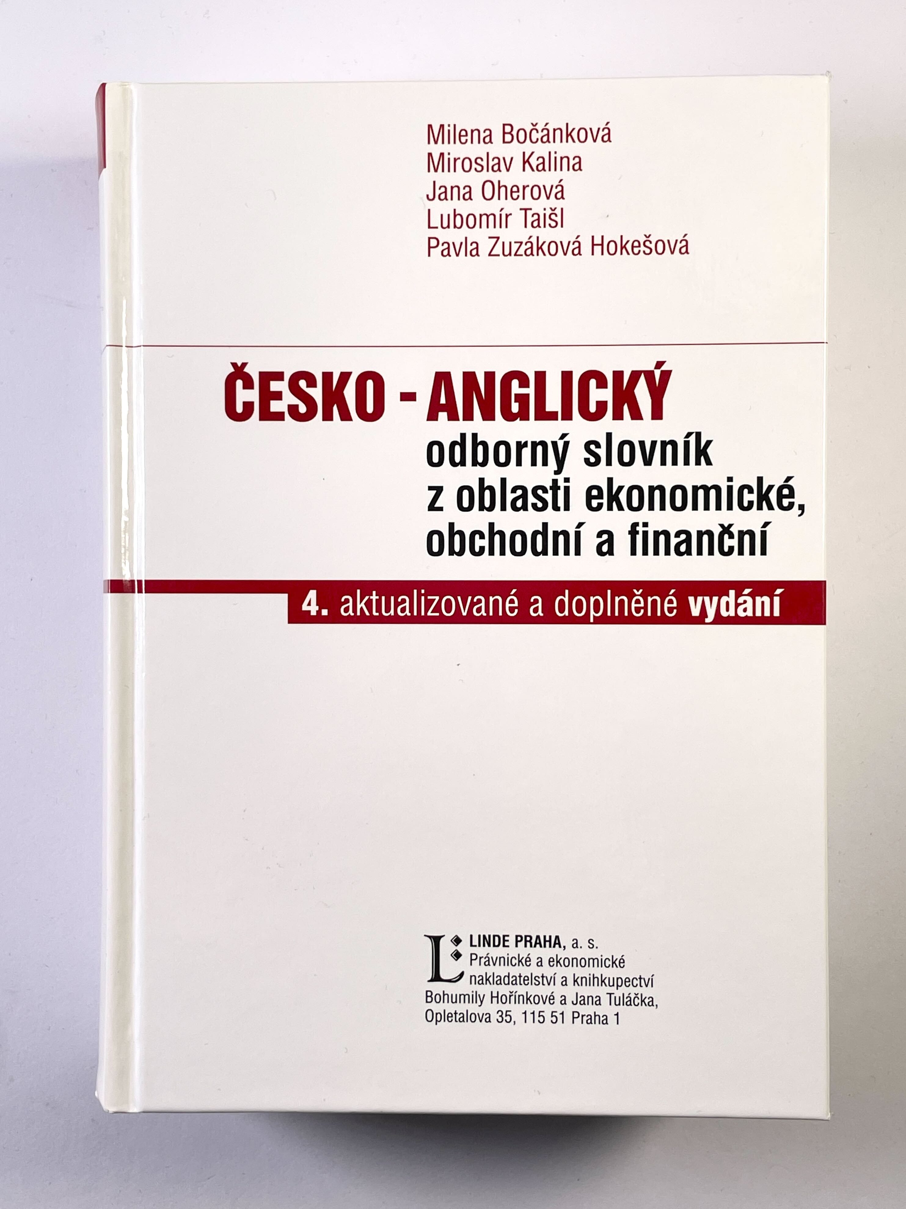Levně Česko-anglický odborný slovník z oblasti ekonomické, obchodní a finanční