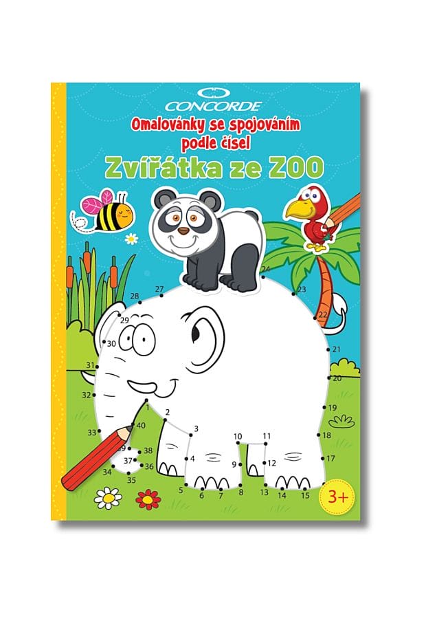 Levně Omalovánky se spojováním podle čísel - Zvířátka ze ZOO