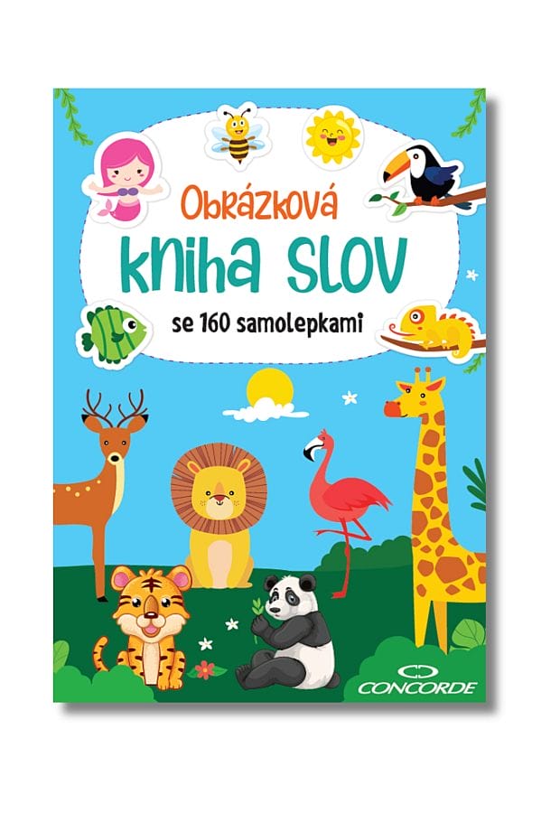 Levně Obrázková kniha slov se samolepkami