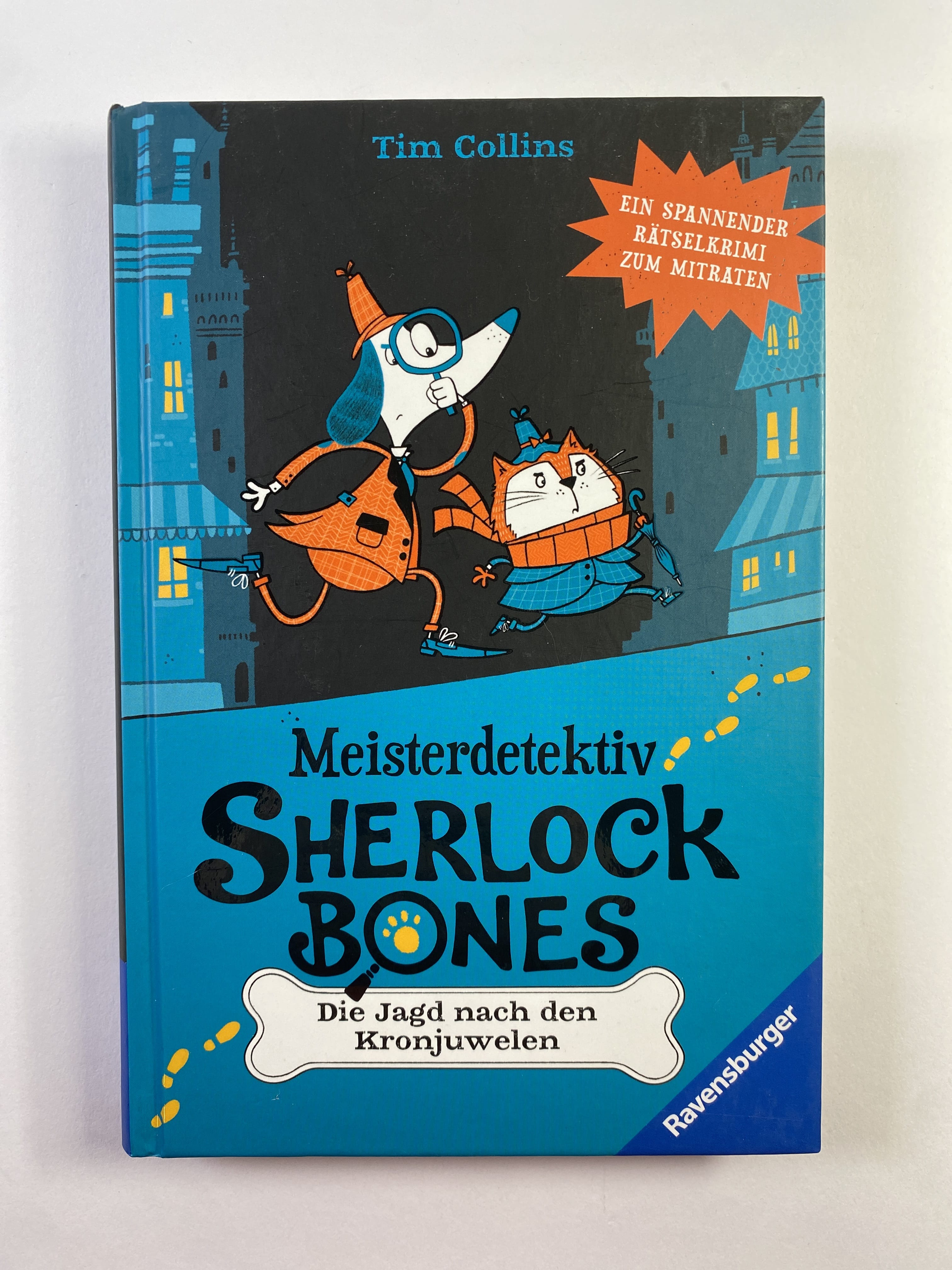Levně Meisterdetektiv Sherlock Bones: Die Jagd nach den Kronjuwelen