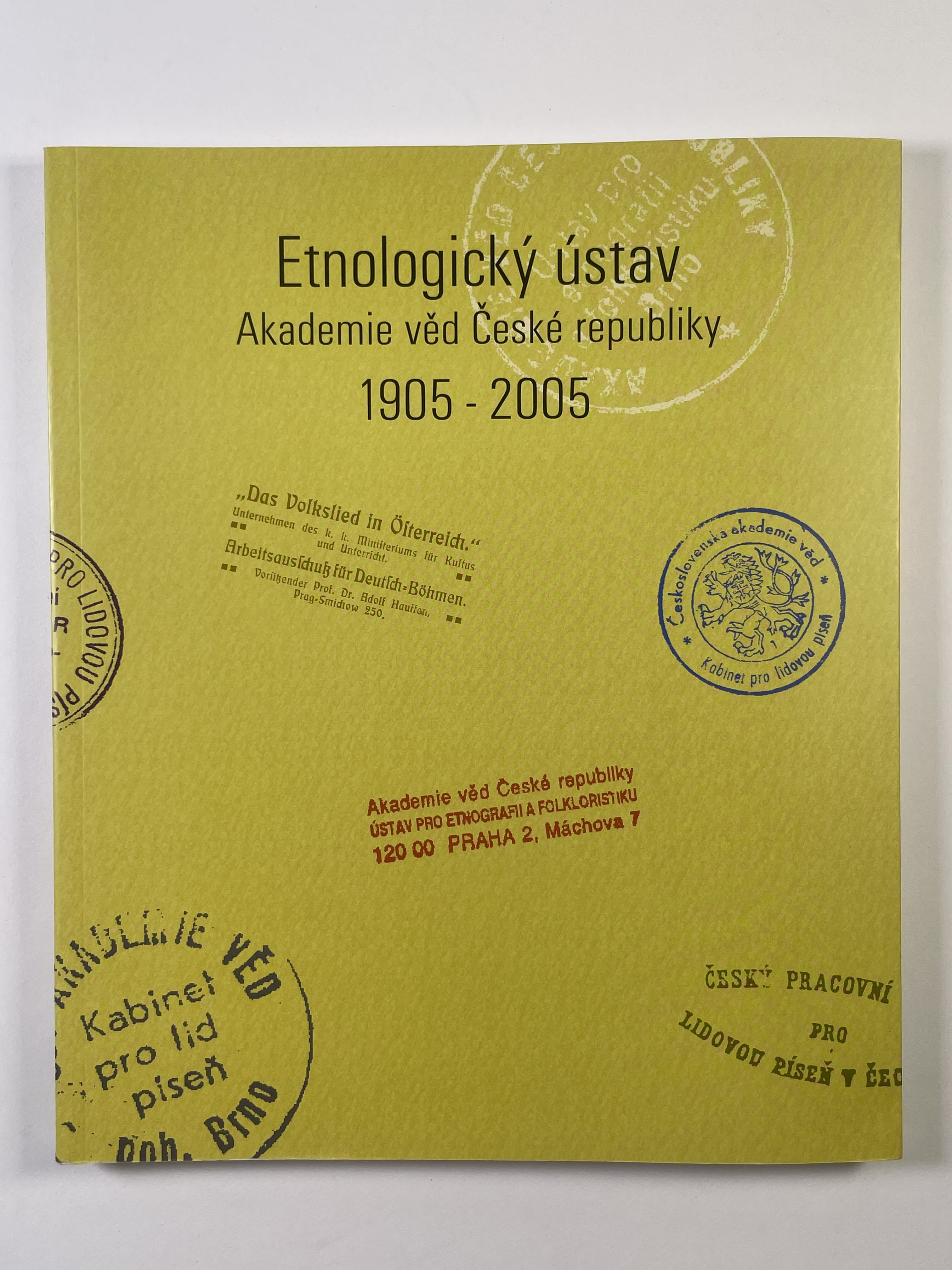 Levně Etnologický ústav Akademie věd České republiky 1905-2005
